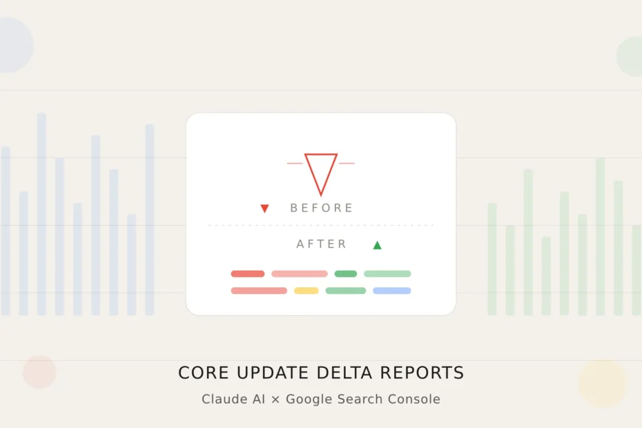 delta reports using gsc api and claude